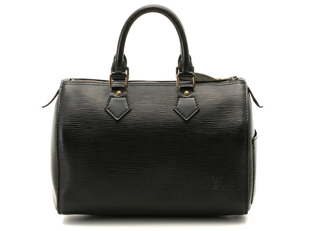 LOUIS VUITTON Speedy bag Epi leather Noir Black